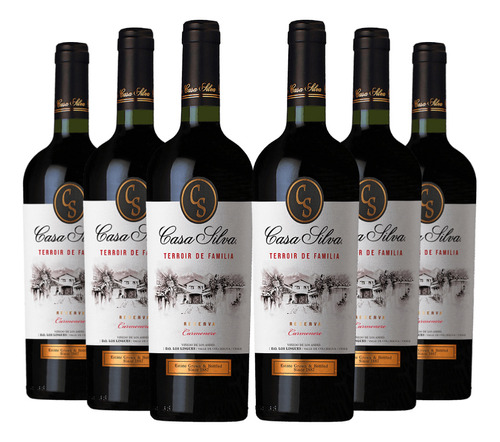 6 Vinos Casa Silva Terroir De Familia Reserva Carmenere