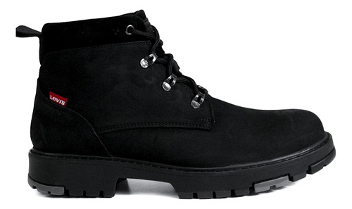 Botin Caballero Levis Casual Negro Piel  L221423