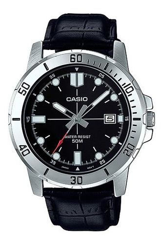 Relógio Masculino Casio Pulseira De Couro Original + Nf