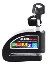 Comprar Candado De Disco De Alarma Antirrobo, Sistema De Alarma De Seguridad De 110 Db, Bloqueo Antirrobo Freno Disco Para Motocicleta O Scooter(negro)