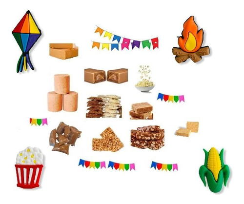 Kit Doces Festa Junina São João Com 350 Unidades Nº10+