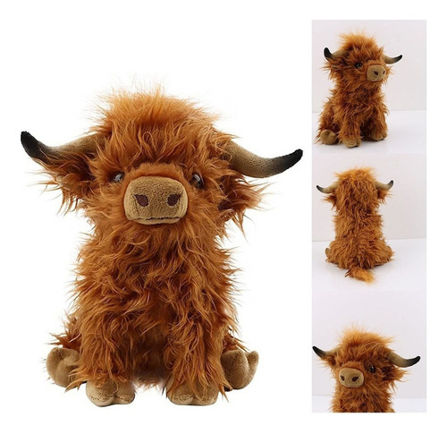 Juguetes De Peluche De Vaca De Las Highlands Escocesas, Rega