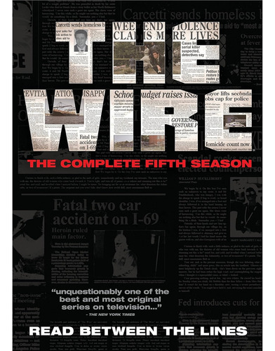 The Wire Bajo Escucha Temporada 5 Cinco Quinta Importada Dvd