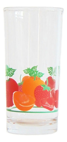 Vaso Tradicional Decorado. Juego De 4 Piezas. 280 Ml