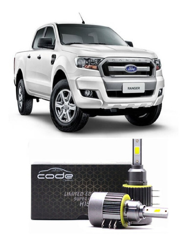 Super Led H15 6000k Ford Ranger 2020 Code 7800lumenss