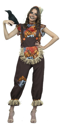 Disfraz Harvester Scarecrow Girl Costume Espantapajaros Cosechadora Ghoulish Productions