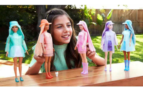 Barbie Color Reveal Lluvia Y Sol Morada