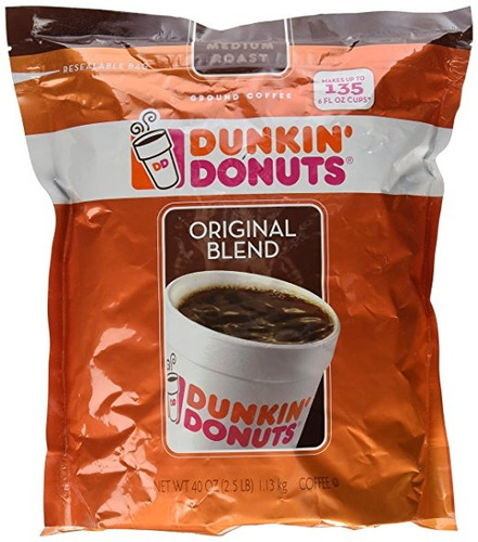 Dunkin Donuts Original Mezcla Medio Tostado Molido Del Café,