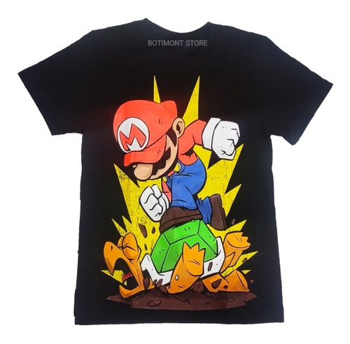 Camiseta Super Mario, Tortuga. Video Juegos Clásicos. Gamers