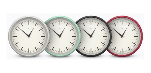Imagen 4 de 4 de Reloj De Pared Retro Central Estacion Marco Metal Vintage