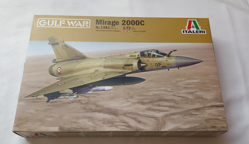 Maqueta A Escala Italeri 1/72 Mirage 2000c Gulf War