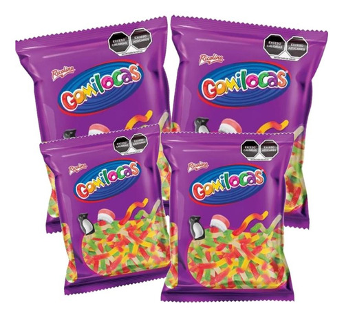 Gomitas Gusano Bicolor Gomilocas Ricolino - Bolsa 4 Kg