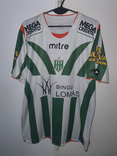 Camiseta Banfield Mitre Titular Utileria Jorge Achucarro #11