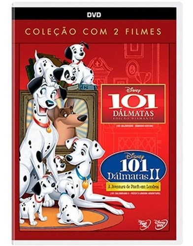 Dvd  101 Dálmatas 1 E 2  Coleção Com 2 Filmes