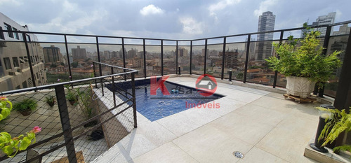 Cobertura Com 4 Dormitórios À Venda, 258 M² Por R$ 1.580.000,00 - Boqueirão - Santos/sp - Co0223