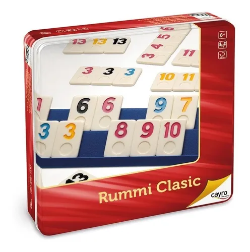 comprar Juego De Mesa Rummi Rummikub Cayro Metal Box Original 