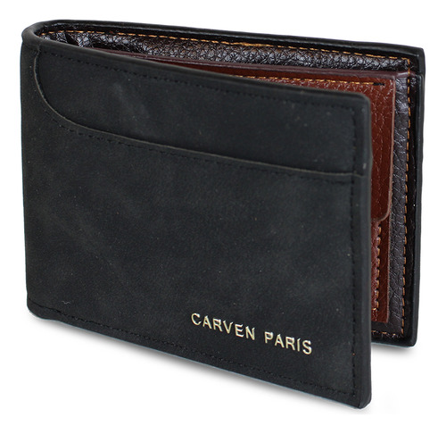 Billetera De Hombre León Negra Carven Paris