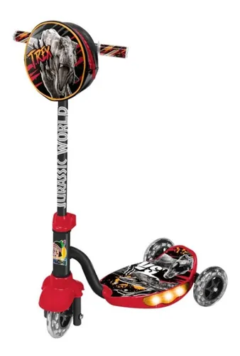 Patin Del Diablo Scooter Jurassic World Con Luz Apache