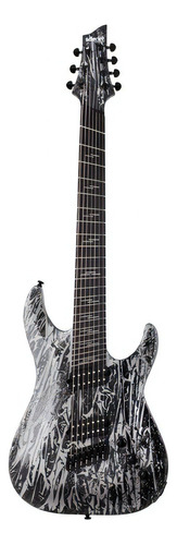 Schecter C-7 Ms Silver Mountain Guitarra Eléctrica 7 Cuerdas Orientación De La Mano Diestro