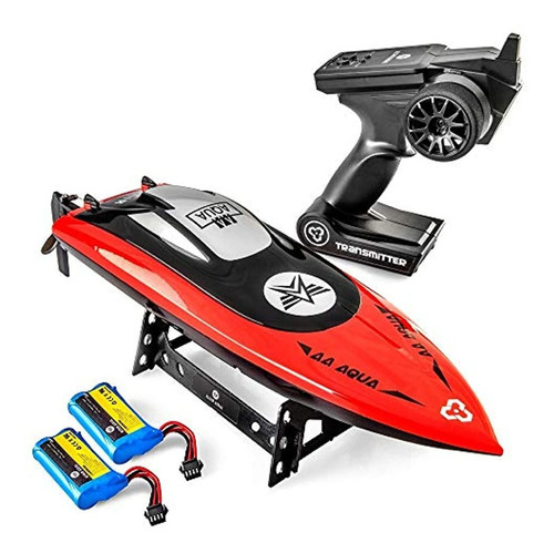 Altair Aerial Barco Rojo Rc Para Piscinas A Control Remoto