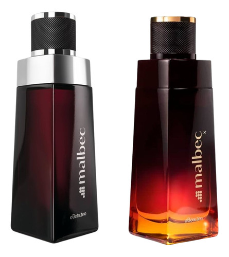 Kit Perfume Malbec Tradicional + Malbec X Oboticário Fragrância Masculina Presente Em Promoção Combo Para Homem Oferta Especial 