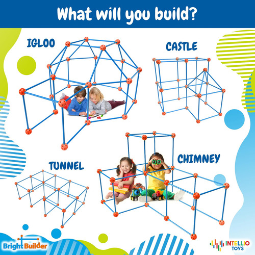 Intellio Toys Kit De Construcción De Fuertes Para Piezas Inf