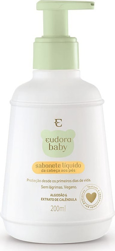 Eudora Baby - Sabonete Liquido - Algodão & Calêndula
