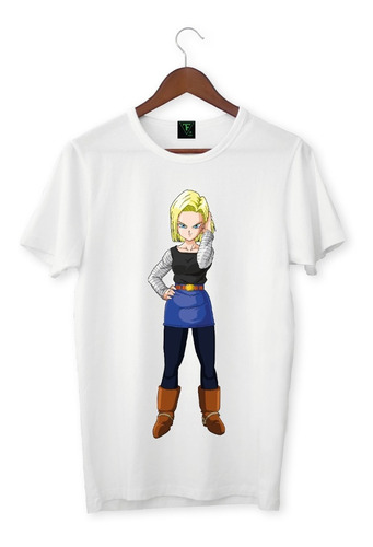 Polera Androide 18 Dragon Ball Z Niño Niña Hombre Mujer