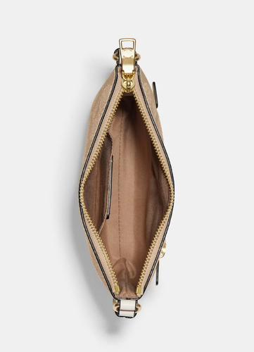 Bolsa Coach. Mini Rowan File Beige/crema. 100% Original