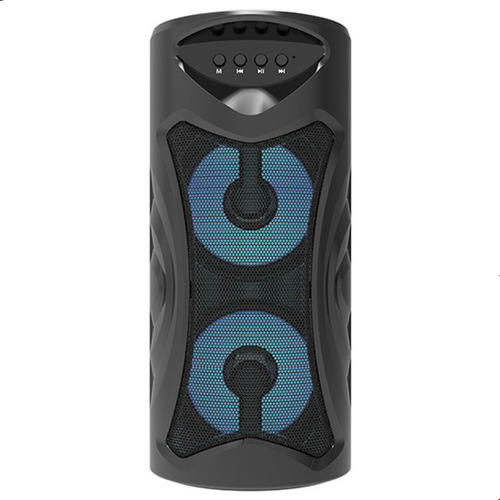 Parlante Audio Portátil Bluetooth Karaoke Luz Led Micrófono 