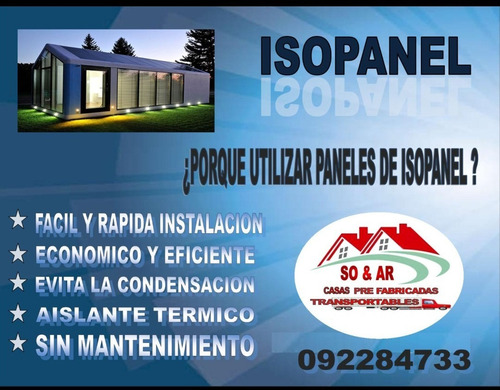 Casas De Isopanel Transportables A Todo El País