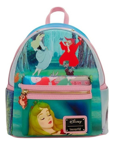 Loungefly Disney Sleeping Beauty Princess Minibackpack Color Turquesa