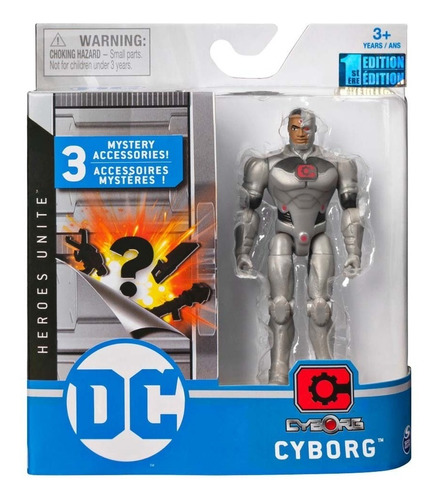 Cyborg Figura Articulada 10cm Original Dc 68701