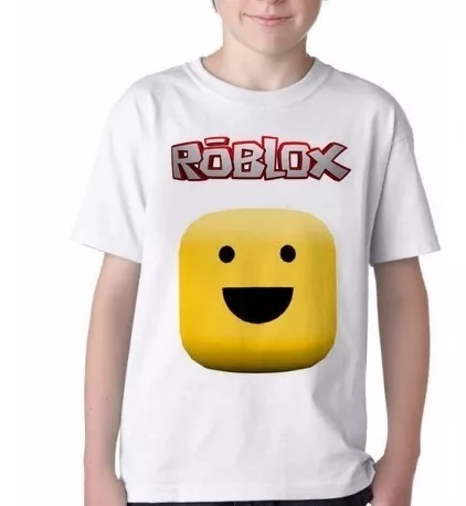 Camiseta Blusa Infantil Roblox Rosto Personalizado Linda Top