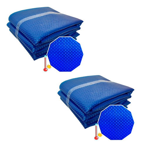 2 Capas Térmicas Para Piscina 8,6x4,6 E 3,6x3,6 500 Micras