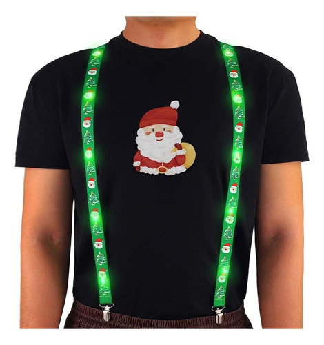 Dresbe Christmas Light Up Suspendes Green Navidad Led Árbol
