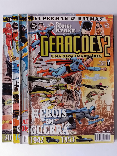 Hqs Superman & Batman Gerações 2 Uma Saga Imaginaria Complet (Usado)