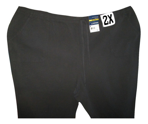 Capri Bermuda Negro Amplio Talla 2x (38/40) Basic Edition