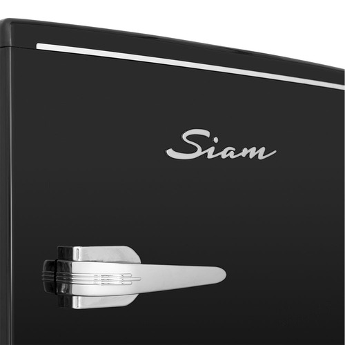 Imagen 5 de 6 de Heladera Bajo Mesada Siam Retro 45l Hsi-bm50nr Negra Color Negro