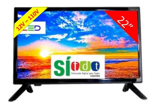 Tv, Monitor, Televisor 22 Pulgadas, Full Hd, Tdt, 12v O 110v