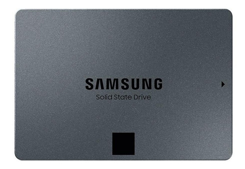 Imagen 1 de 5 de Disco sólido SSD interno Samsung 870 QVO MZ-77Q2T0 2TB negro