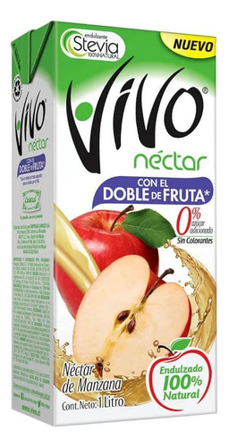 Néctar Vivo Manzana 1 L