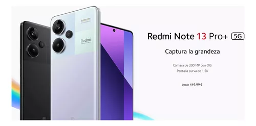 Celular Xiaomi Redmi Note 13 Pro + Plus 5g 12gb 512gb Negro
