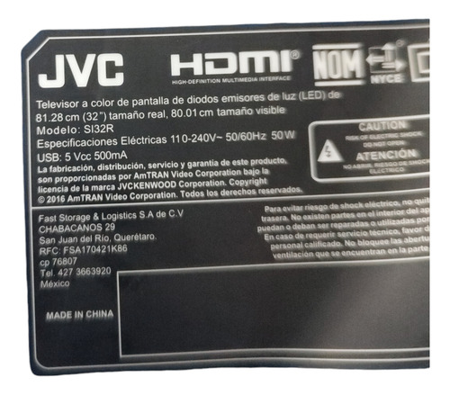 Kit De Tiras Led Jvc Si32r