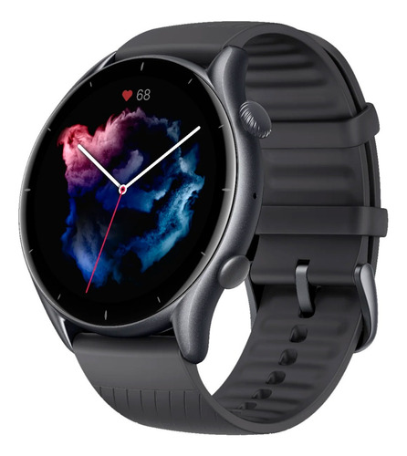 Smartwatch Amazfit Fashion GTR 3 1.39" caja de aleación de aluminio moonlight grey, malla moonlight grey de silicona