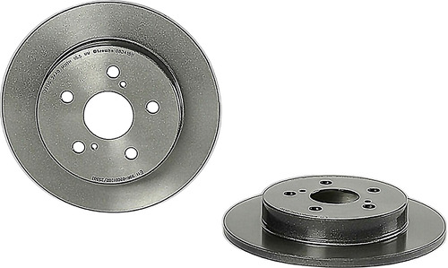 Jgo 2 Discos Sólidos Traseros Toyota Rav4 19/20 Brembo