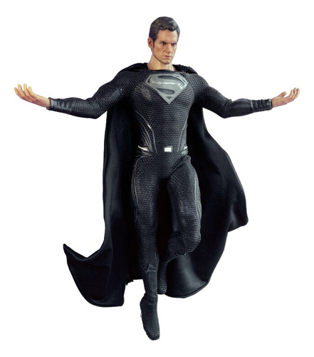 By-art Black Transcendent Superman Henri Cavil Tipo Hot Toys