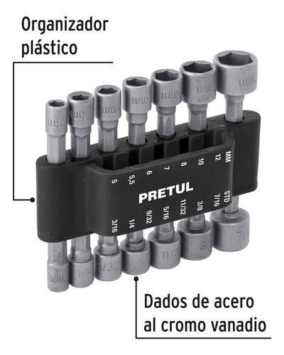 Extension Flexible Para Taladro Y Dados Estandar Milimetrico