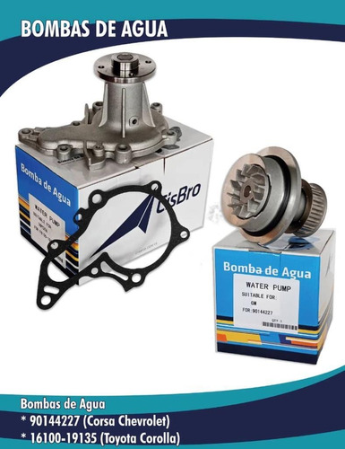 Bomba De Agua Original Cisbro Para Fiesta Power, Ka, Ecospor
