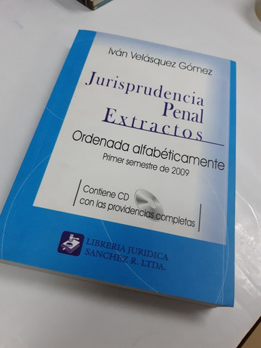 Imagen 3 de 3 de Jurisprudencia Penal Extractos 2009 Contiene Cd